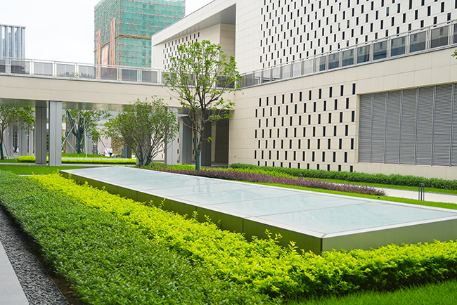 中山明阳集团新总部景观工程施工